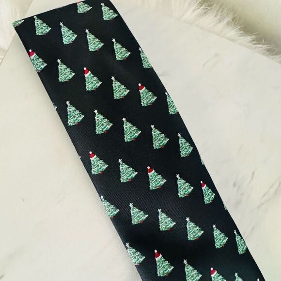 NORDSTROM Holiday Christmas Tree Tie, Holiday Wear, One Size,‎  Green Red, NWT - Picture 8 of 9